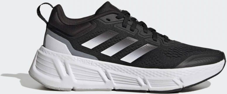 Adidas questar hardloopschoenen zwart/zilver dames