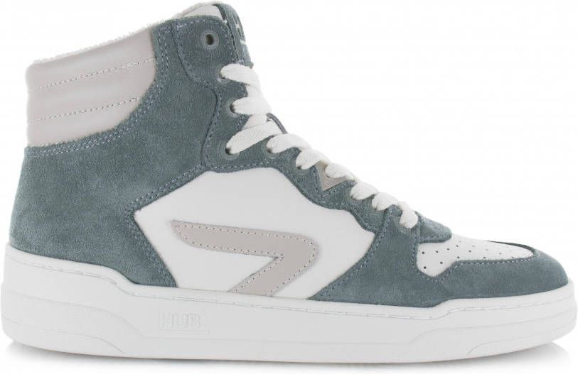 HUB Witte Hoge Sneaker Court z High Men