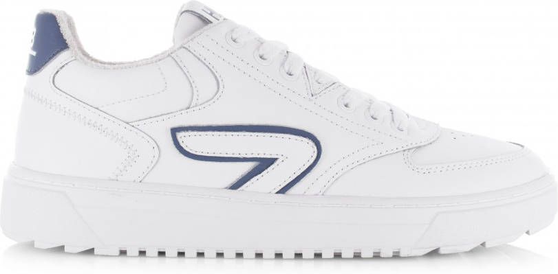 HUB Witte Lage Sneakers North z