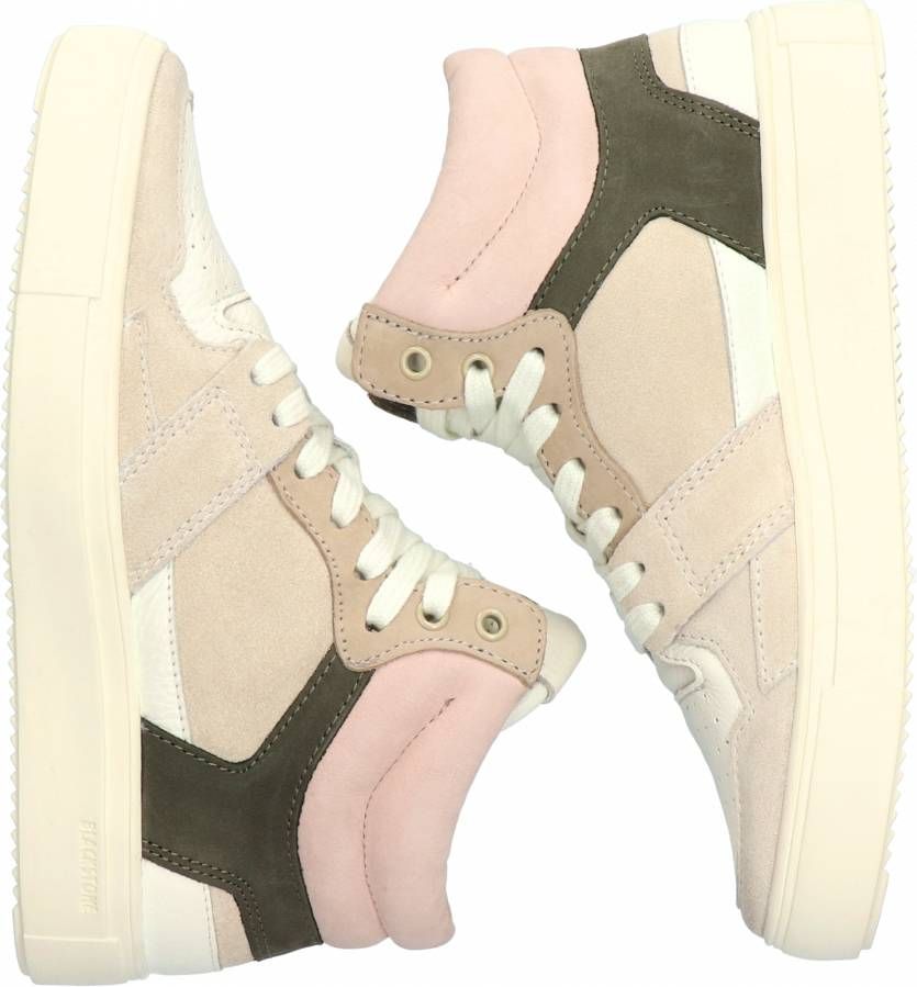 Blackstone Keyla Yl52 Fields of Rye High Sneaker , Beige, Dames