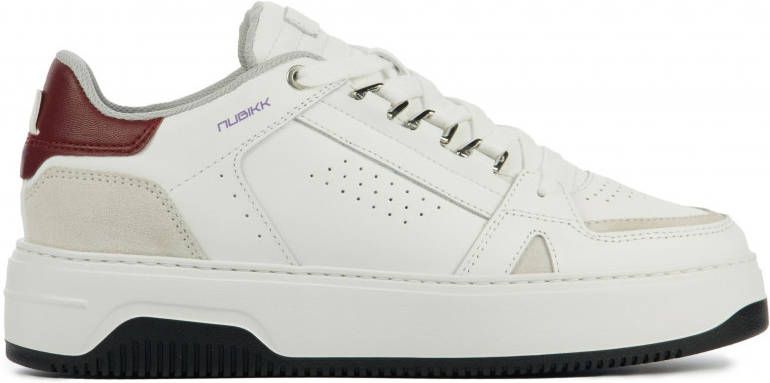 Nubikk Basket Buxton leren sneakers wit