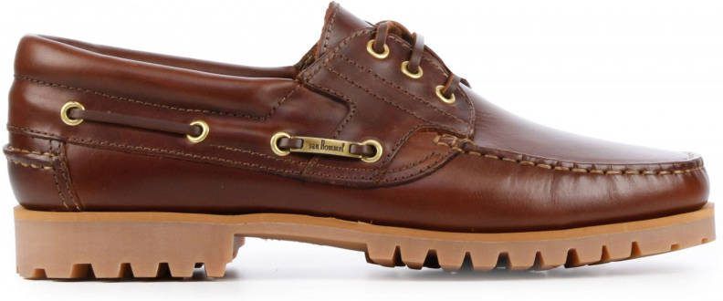 Van bommel SBM 30001 27 01 Brown G Wijdte Veterschoenen