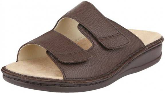 Naturläufer Muiltje met klittenband Bruin