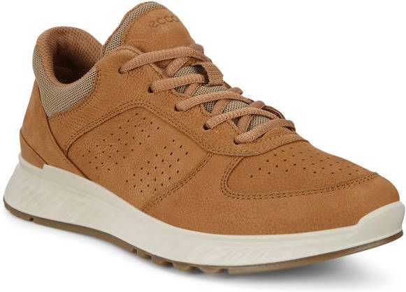 ECCO Women's Exostride Yak Leather Sneakers bruin/beige