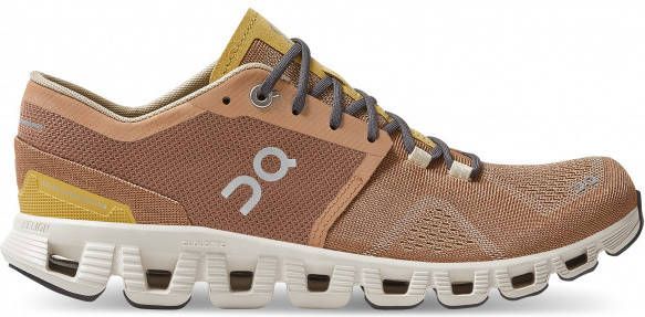 On Women's Cloud X Runningschoenen beige/bruin
