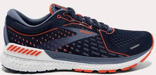Brooks Adrenaline GTS 21 Smal Hardloopschoen Donkergrijs/Oranje