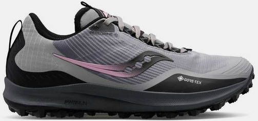 Saucony Peregrine 12 Gore Tex Trailschoen Dames Grijs