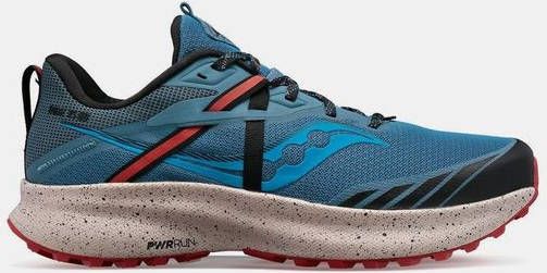 Saucony Ride 15 TR Trailschoen Blauw