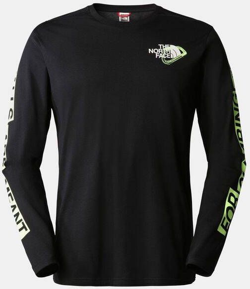 The North Face M Outdoor L/S Graphic Tee Zwart