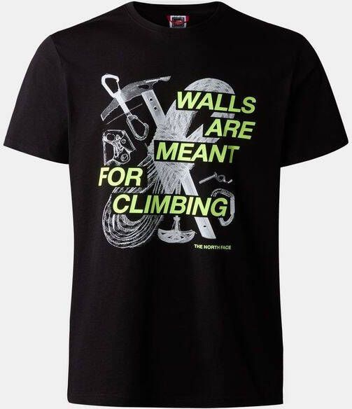 The North Face Outdoor S/S Graphic Tee T Shirt Zwart