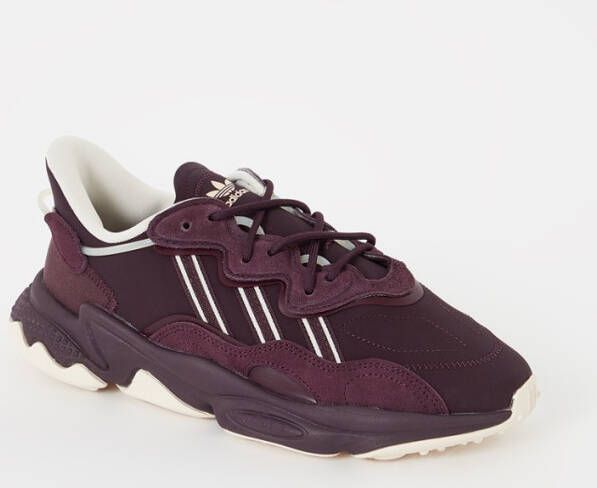 Adidas Ozweego sneaker met leren details