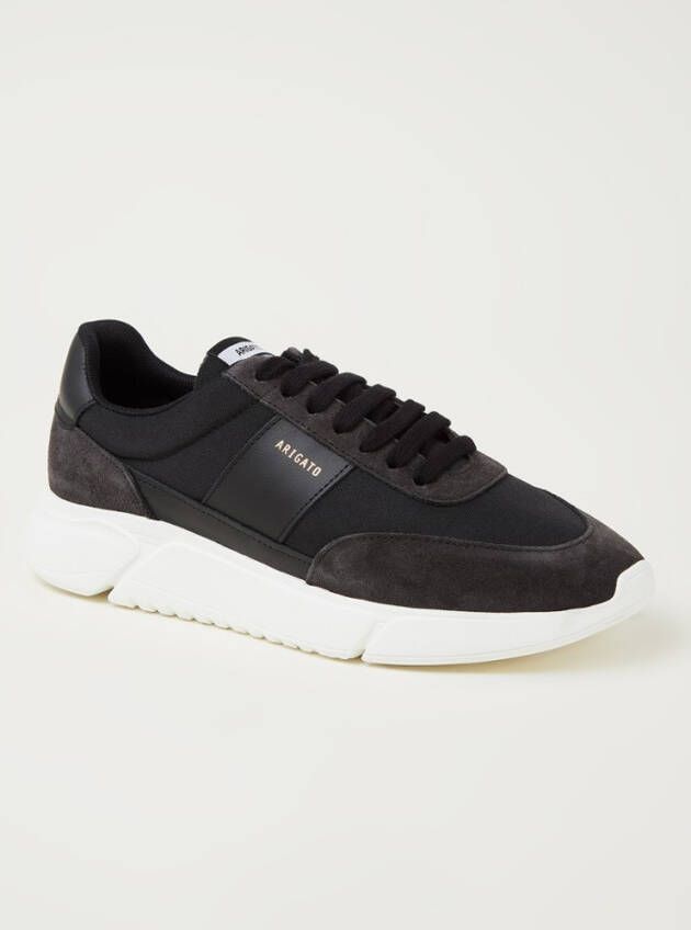Axel Arigato Genesis Vintage sneaker met suè, de en leren details