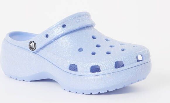 Crocs Classic Clog instapper met glitter