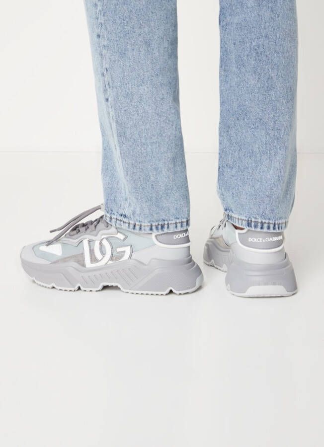 Dolce & Gabbana Daymaster sneaker met nappa leren details