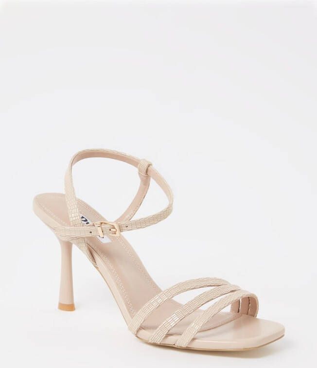 Dune London Barely There sandalette met slangenstructuur