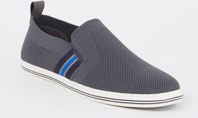 Dune London Broader slip on met gebreid bovenwerk