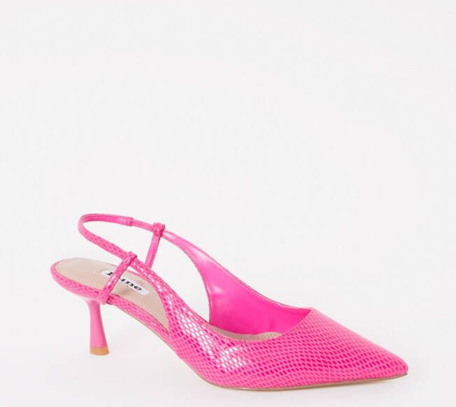 Dune London Clip slingback met dierenprint