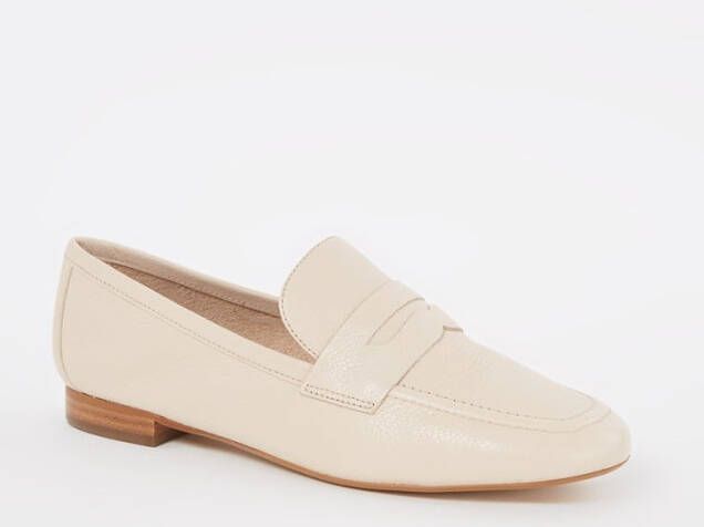 Dune London Gianetta loafer van leer