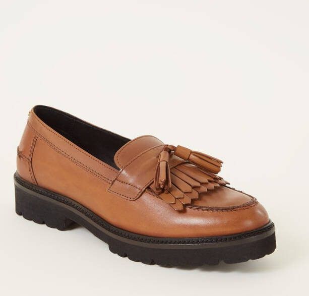 Dune London Guardian loafer van leer