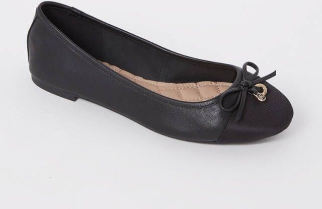 Dune London Hallo ballerina van leer