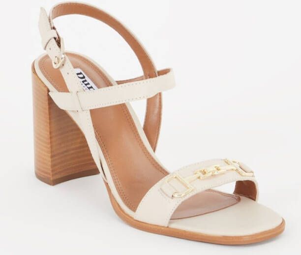 Dune London Jili sandalette van leer