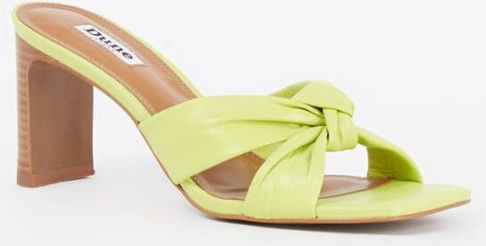 Dune London Maize muiltje van leer