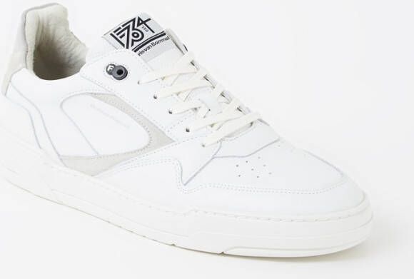 Floris van Bommel De Dunker 03.02 sneaker van leer met su&#xE8, de details