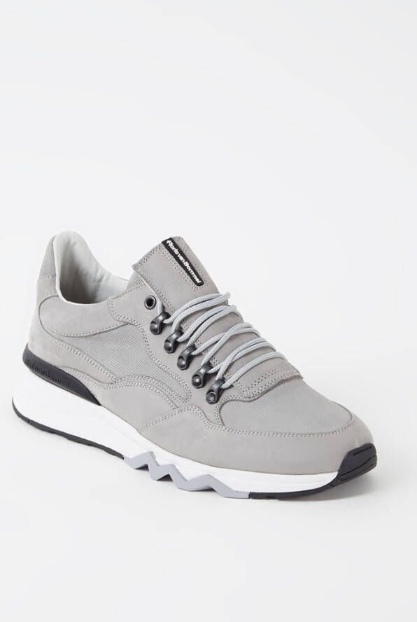 Floris van Bommel De Zager 01.06 sneaker met nubuck en suè, de details