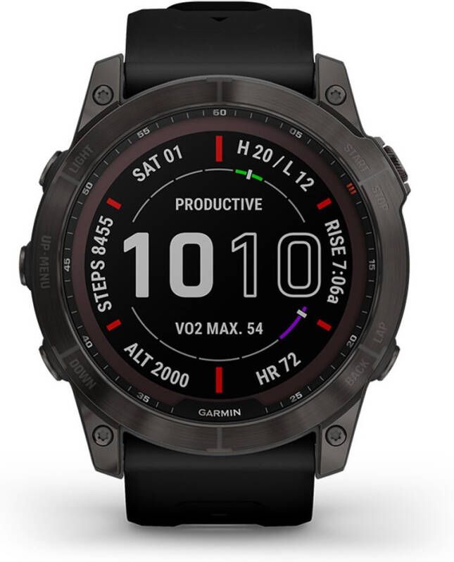 Garmin Fenix 7X Sapphire solar smartwatch 010 02541 11