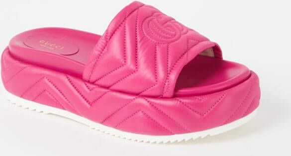 Gucci Angelina slipper van quilted leer