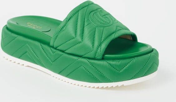 Gucci Angelina slipper van quilted leer