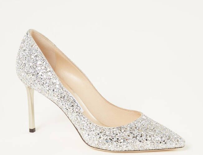 Jimmy Choo Romy pump met glitter details