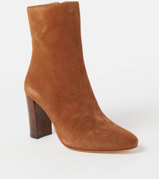 JONAK Bottines met scherpe top in onbewerkt leer Valoris