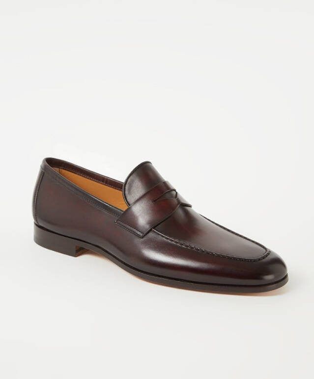 Magnanni Opanka veterschoen met brogue details