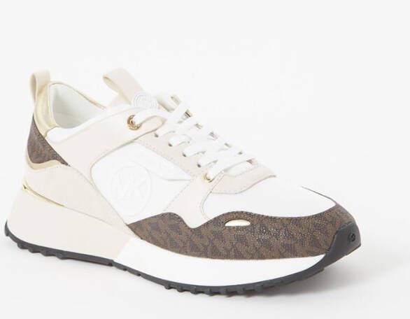 Michael Kors Theo sneaker met suè, de details en logo