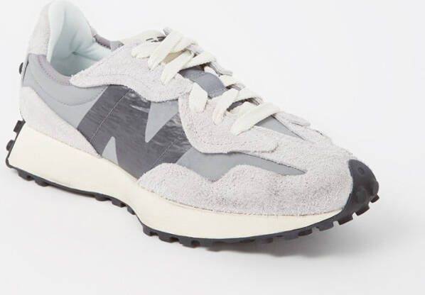 New Balance 327 sneaker met su&#xE8, de details
