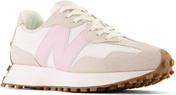 New Balance 327 sneaker met su&#xE8, de details