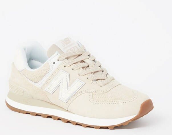 New Balance 574 sneaker van suè, de