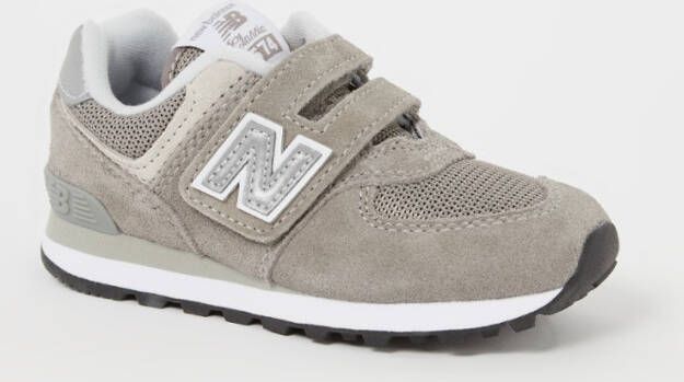 New Balance 574 sneaker van su&#xE8, de met mesh details