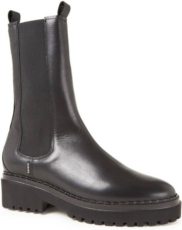 Nubikk Fae Adams chelsea boot van leer