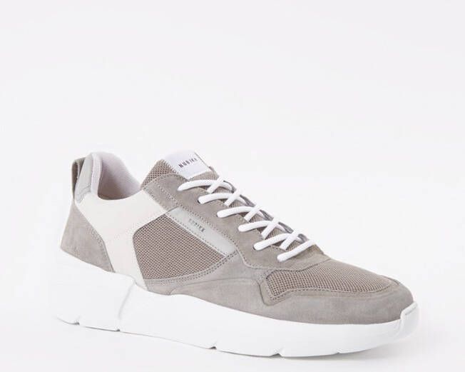 Nubikk Roque Road Wave sneaker met suè, de details