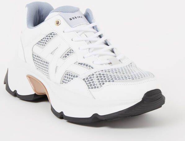 Nubikk Ross Trek Edge sneaker met leren details