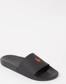 POLO Ralph Lauren Polo Slide slippers zwart/rood