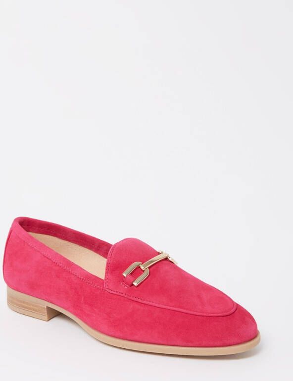 Unisa Dalcy loafer van suè, de met horsebit