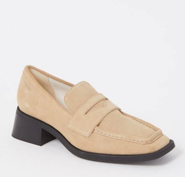 Vagabond Bianca loafer van suè, de