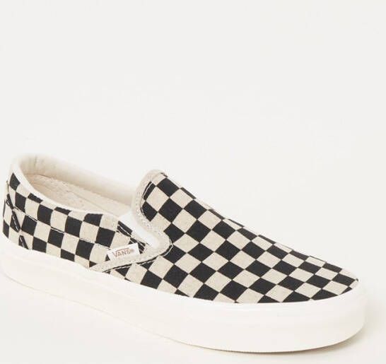 Vans Classic slip on van canvas met ruitdessin
