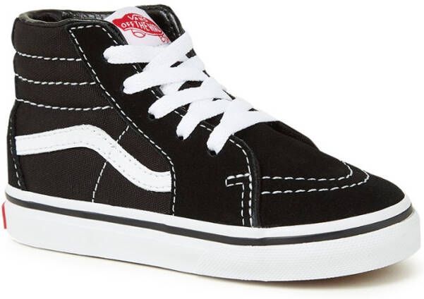 Vans Sk8 Hi sneaker van suè, de met leren details
