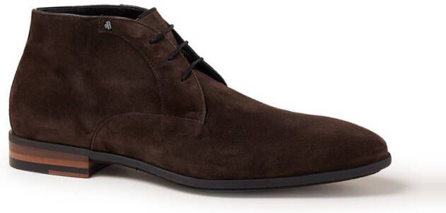 Floris van Bommel Chukka veterschoen van suè, de