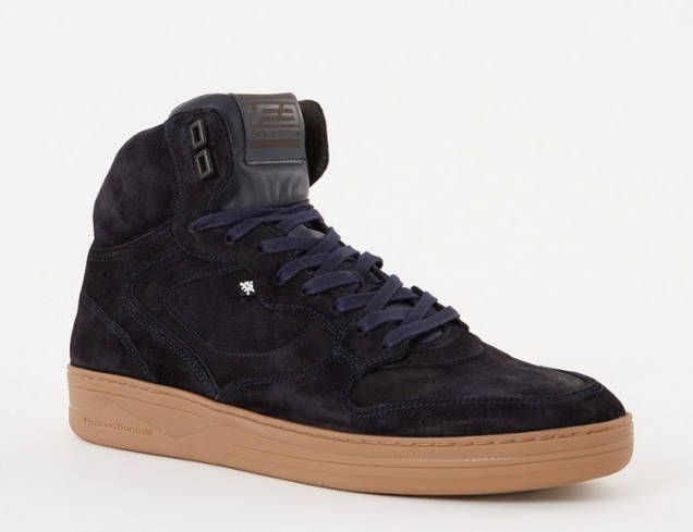 Floris van Bommel Sneaker van su&#xE8, de met doorgestikte details online kopen