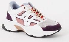 Nubikk Ross Trek sneaker van leer met suè, de details